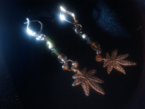 Marijuana Earrings